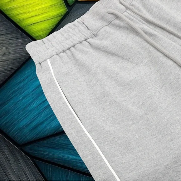 Thom Browne Gray Athletic Shorts with Elastic Waistband